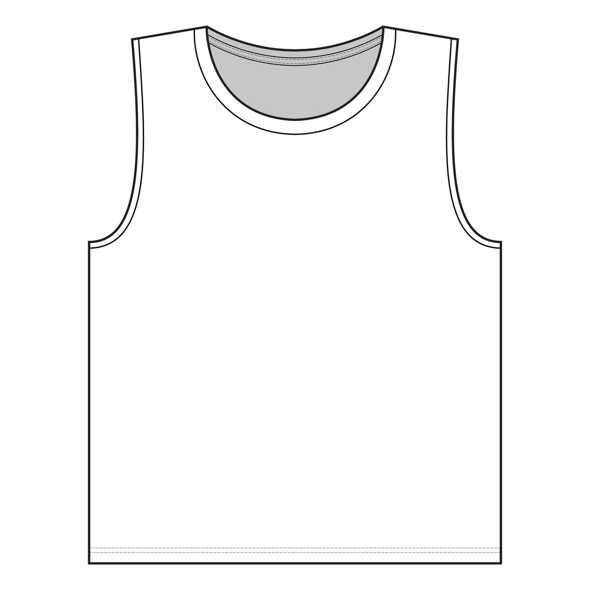 Women's Monogram white Tank Top