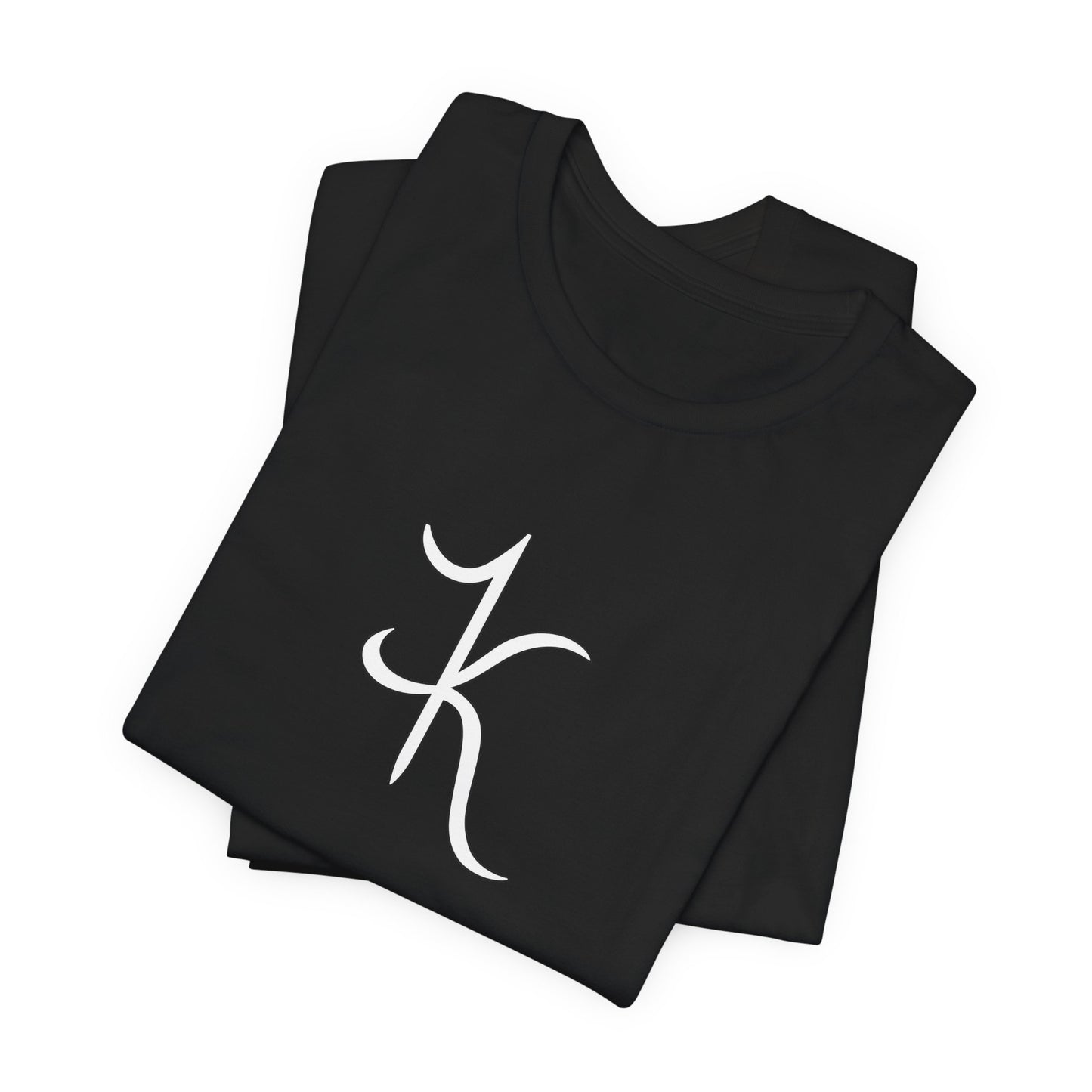 Minimal Monogram Black T-Shirt