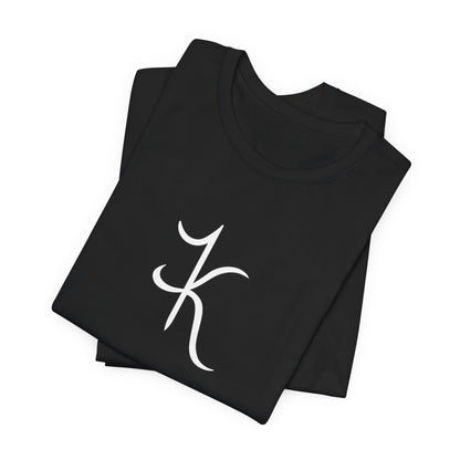 Minimal Monogram Black T-Shirt