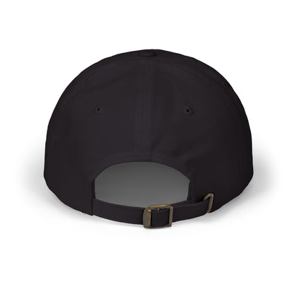 Unisex black structured cap