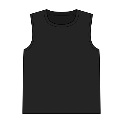 Men's Black sleeveless tank
