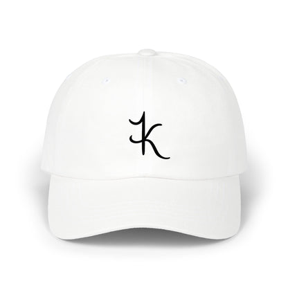Unisex white structured cap