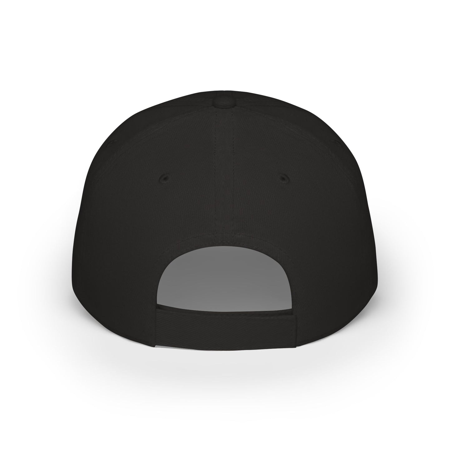 Embroidered Script 'IK' Low Profile Baseball Cap