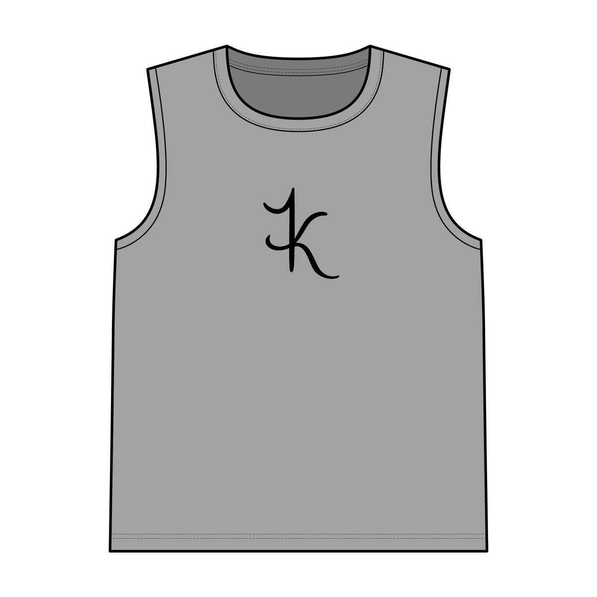 Men's Grey sleeveless tank
