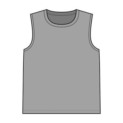 Men's Grey sleeveless tank