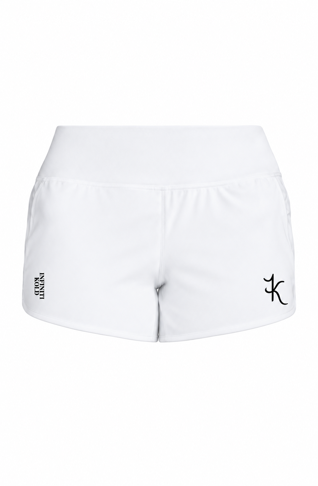 Women’s White Jogger Shorts