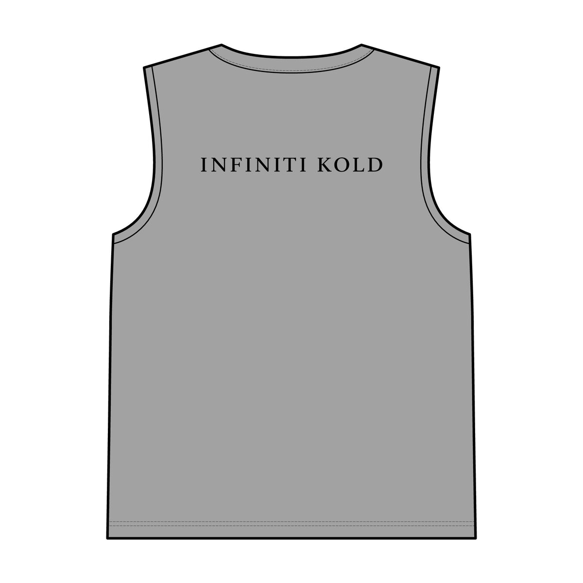 Men's Grey sleeveless tank