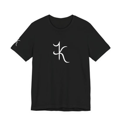 Minimal Monogram Black T-Shirt