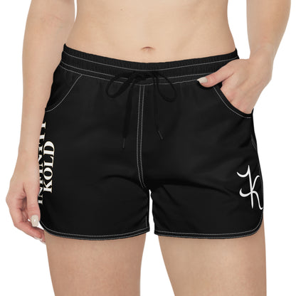 Casual Women's AOP  Black Shorts