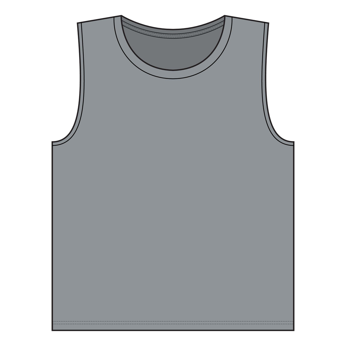 Women's Gery Jersey Muscle Tank