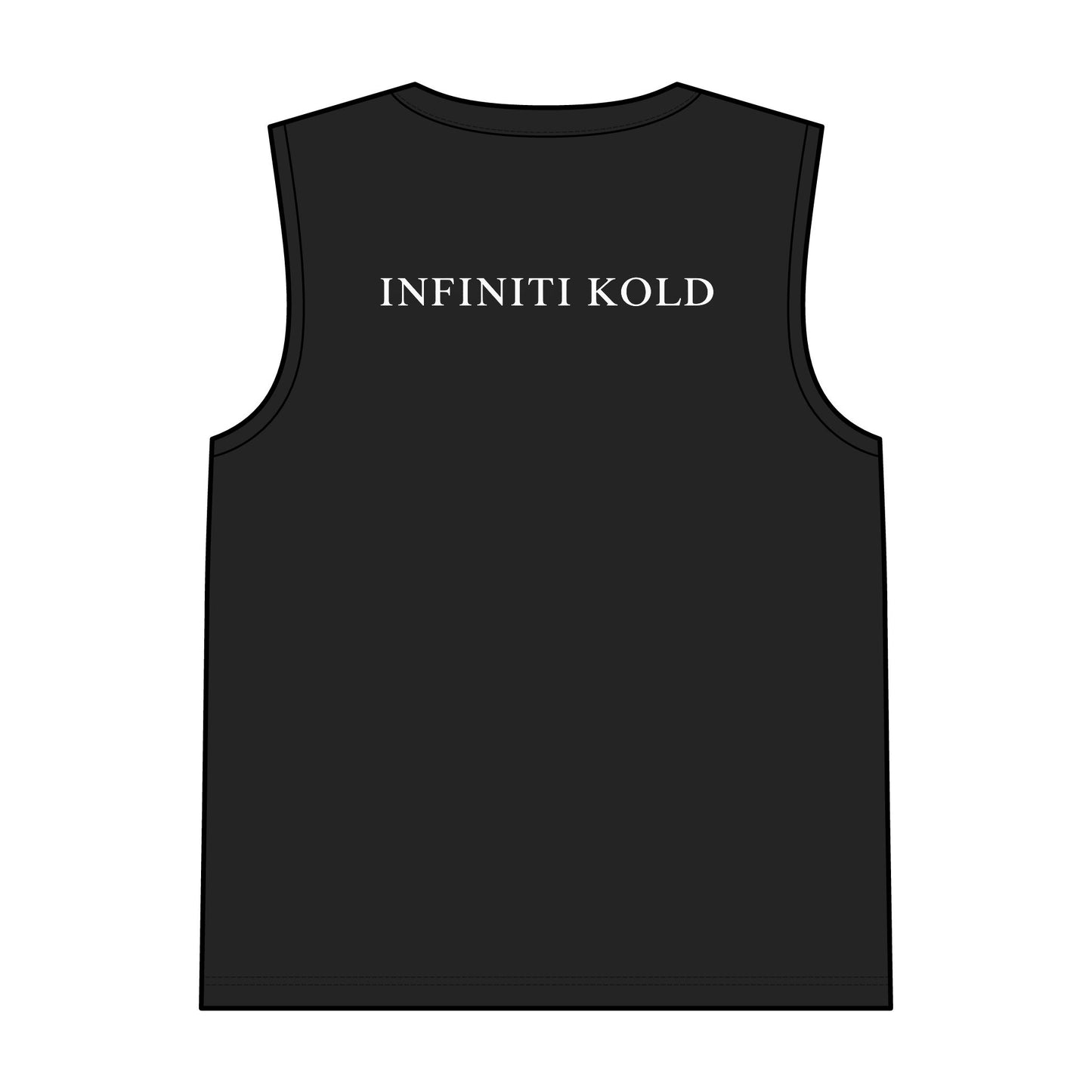 Men's Black sleeveless tank