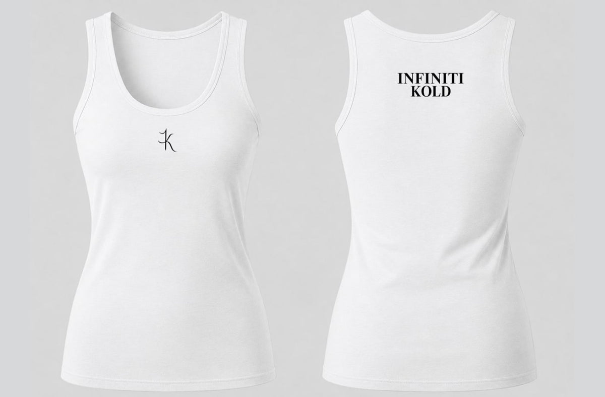Women's Monogram white Tank Top