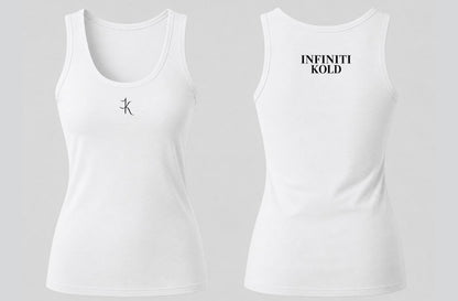 Women's Monogram white Tank Top