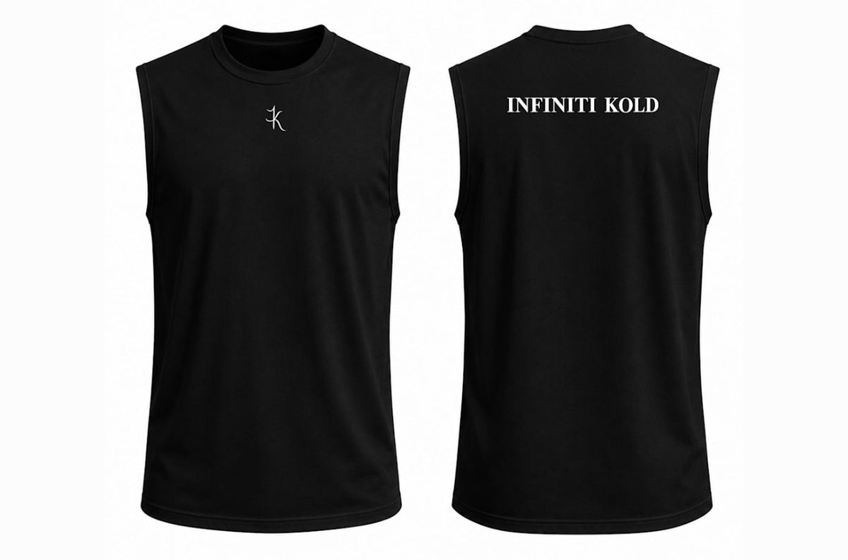 Men's Black sleeveless tank