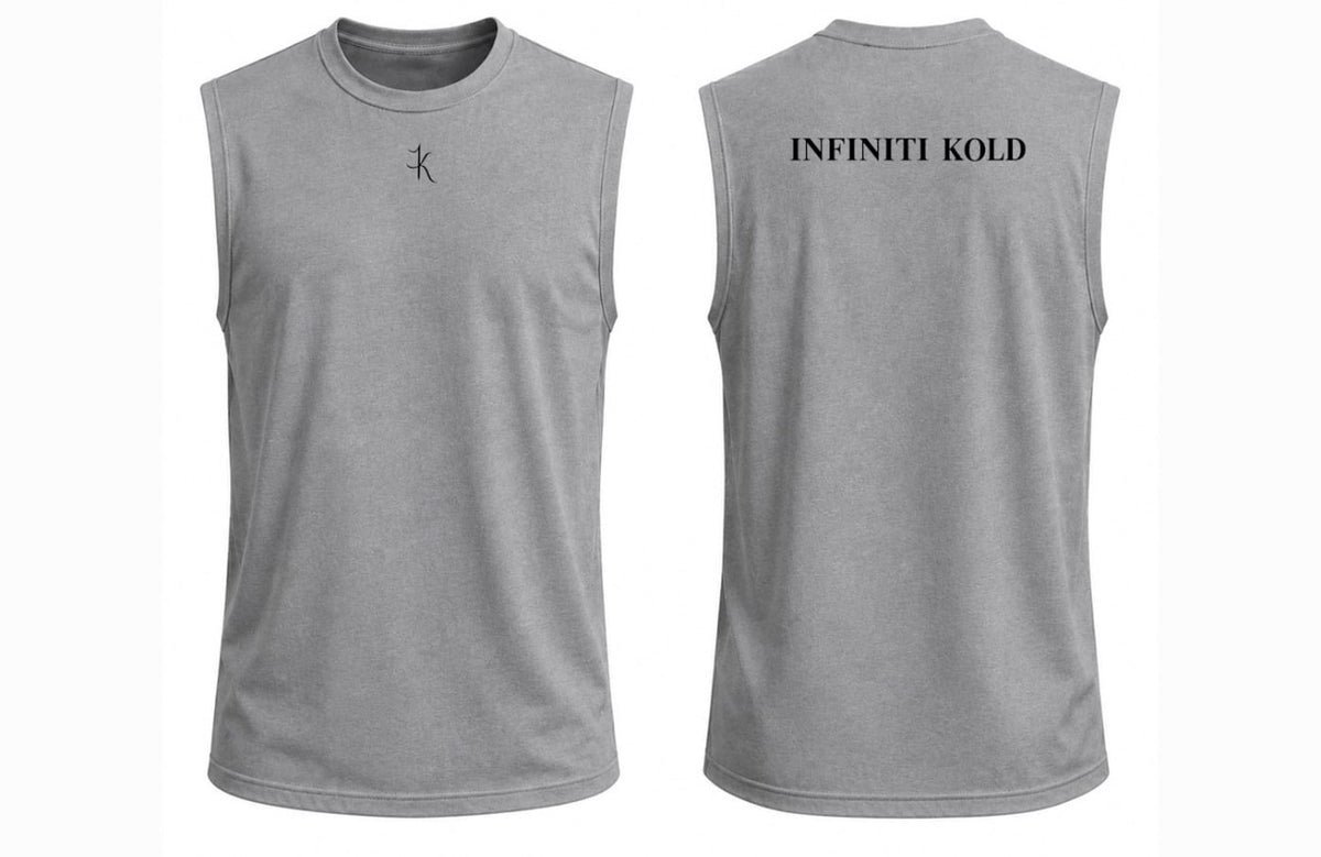 Men's Grey sleeveless tank