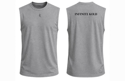 Men's Grey sleeveless tank