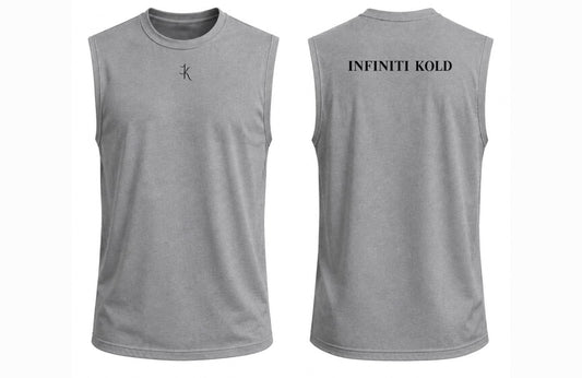 Men's Grey sleeveless tank